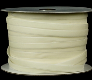 10mm Cream Velvet Ribbon 100mtr Roll - Click Image to Close